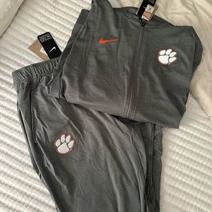 Clemson Men’s Dri Fit warm up suit